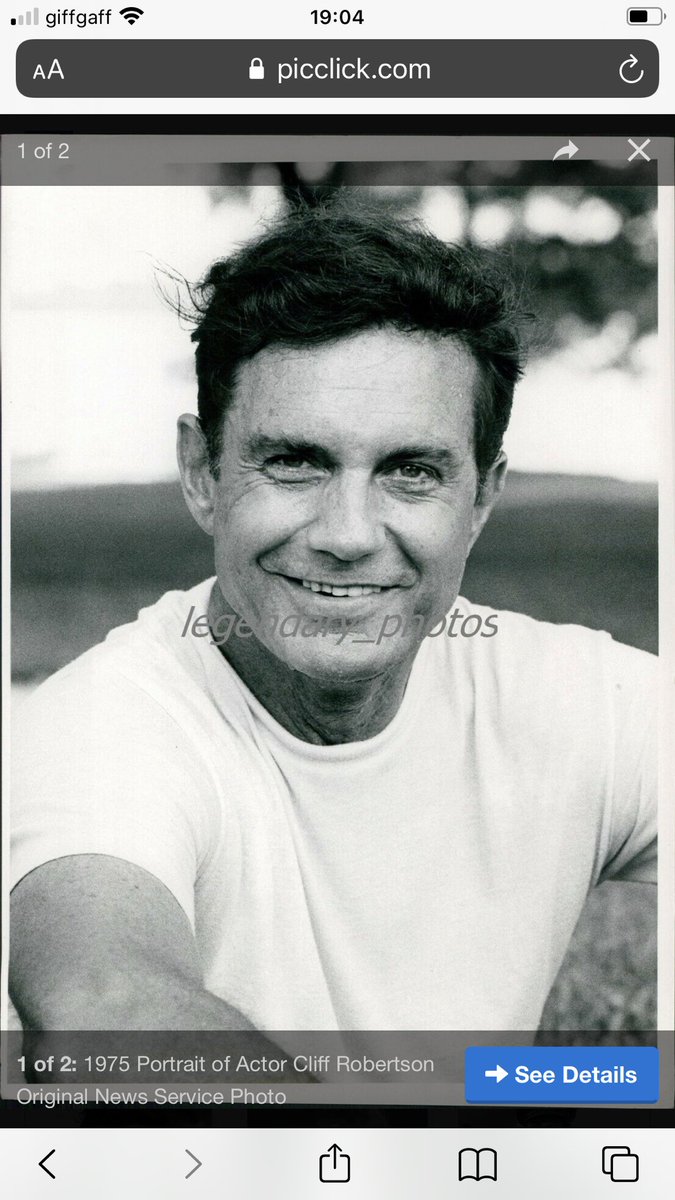 MoviesCliff's tweet photo. For this #InterviewTuesday we re-visit one of Cliff’s later interviews for ON SCREEN &amp; BEYOND, here he talks about playing Uncle Ben in Spider-Man, John Kennedy in PT 109, Batman villain Shame + the Oscar winning role in Charly. #TCMParty 
#CliffRobertson 
https://t.co/IOoY1LkR7Y https://t.co/kyNeAjI6CZ