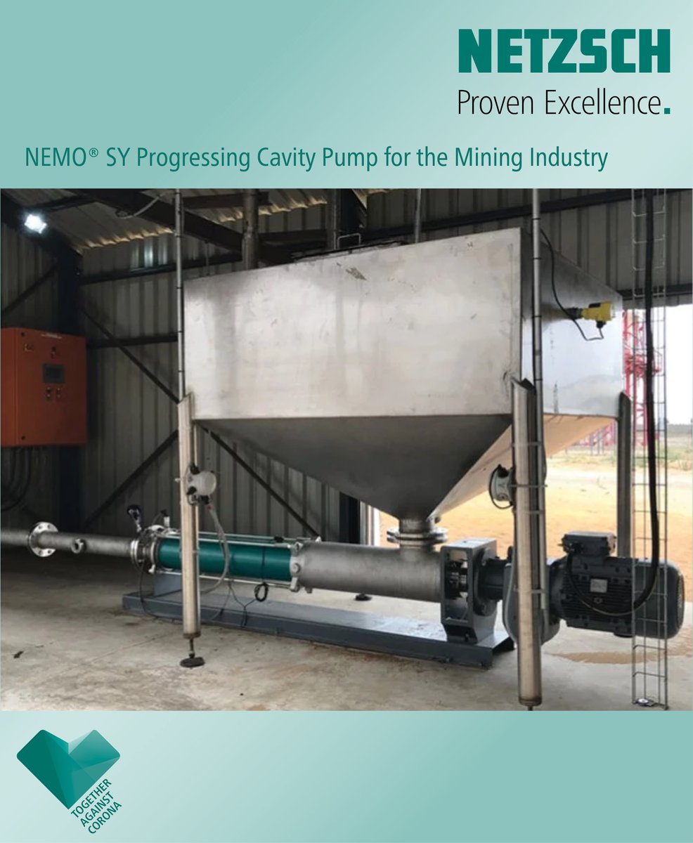 NetzschPumpsNA's tweet photo. Our NEMO® SY #ProgressingCavityPump accelerates safe ammonium nitrate emulsion delivery to mining customers. Read about how a global explosives manufacturer switched to a NETZSCH pump for better service life and safety. Call us at 610-363-8010 or at https://t.co/Hc9myspX3K. https://t.co/9ueGmDWrSo