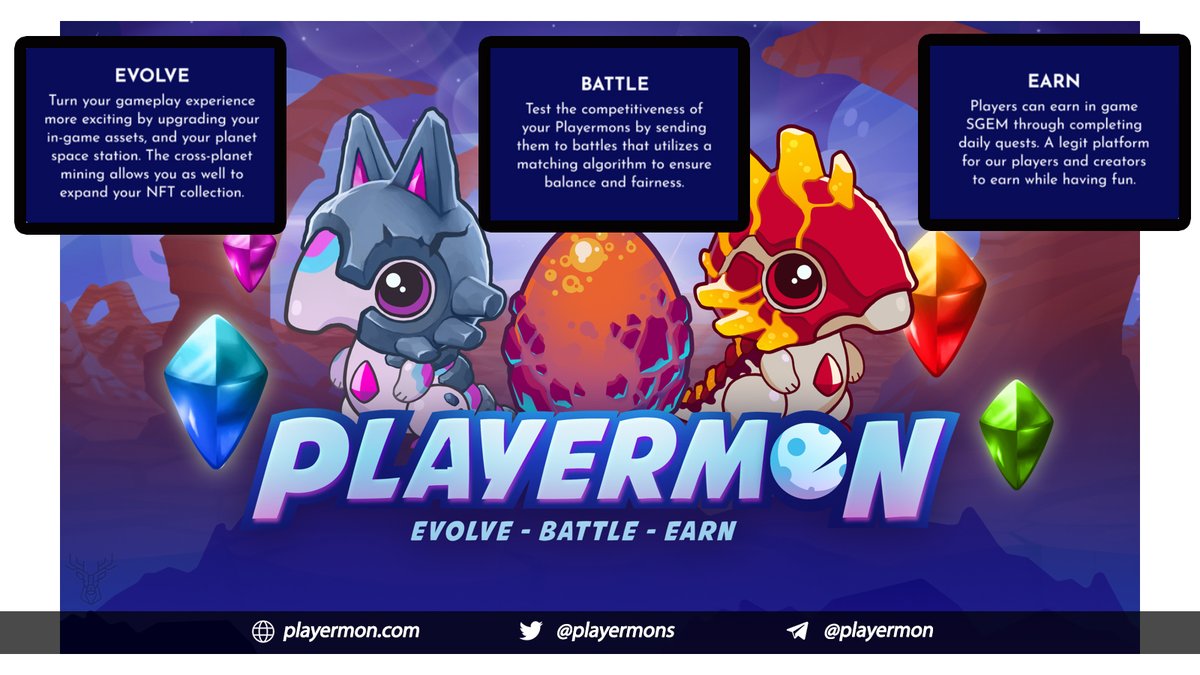 Shuarix's tweet photo. .@GameStationIO has leveled up in a matter of just few weeks.

They launched Play4Allo - an event where you play games to win allocation for different #p2e games.

Right now this event is running for @playermons - a #NFT battle game.

$GAMER x $PYM 
https://t.co/oB8ycSqrRM https://t.co/GKWGnzZbLr