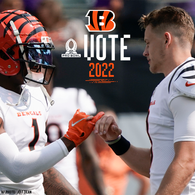 Bengals's tweet photo. #ProBowlVote is OPEN!

Click below to VOTE for your Bengals! ⤵