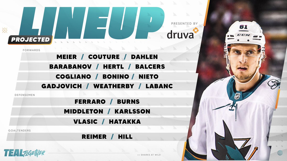 SanJoseSharks's tweet image. What the lines are looking like tonight.