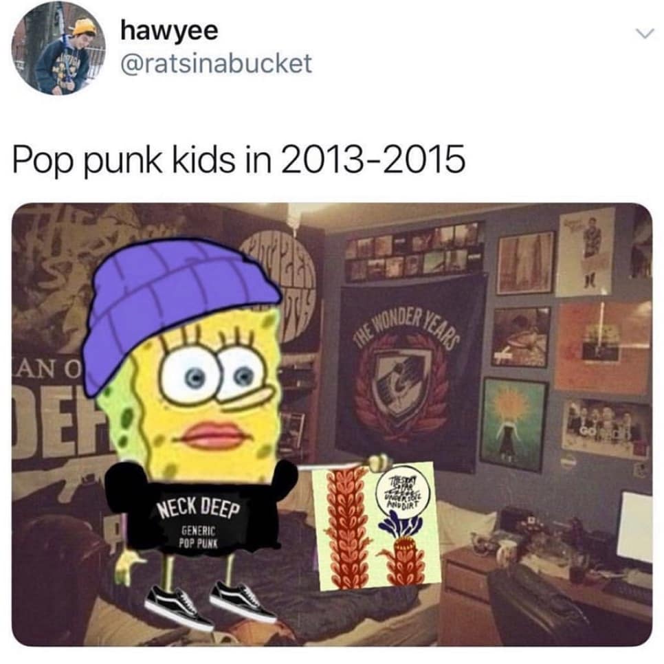 enightmarespod's tweet photo. Punk memes aren't that good so here's the closest we could get! Don't forget to listen to Episode 41: Punk Crimes!
We both still own outfits like the 2nd photo 🤧😴 visit our Instagram for more!
#punk #poppunk #Memes #truecrime #podcast https://t.co/SchbNXqJFg
