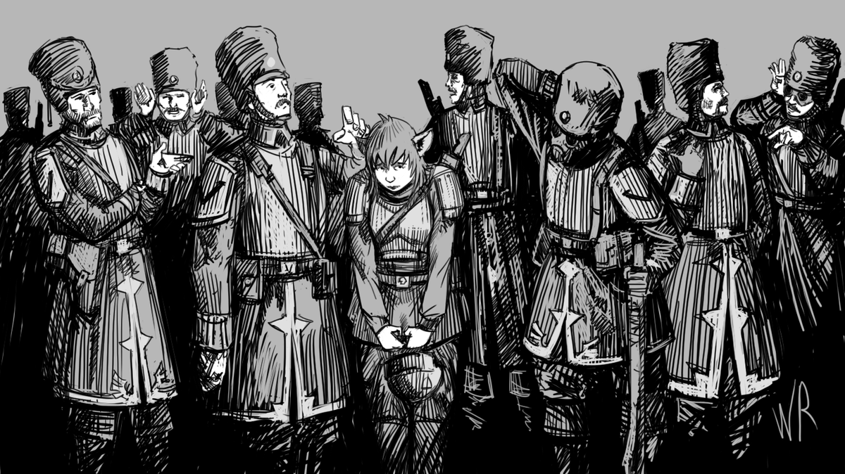 WolkRisovalshik (@wrisovalshik) on Twitter photo Vostroyans meet Homo Sapien Hirsutus for the first time
#WH40k
#VostroyanFirstborn
<a href="/WRisovalshik/">WolkRisovalshik</a>
#Art Vostroyans meet Homo Sapien Hirsutus for the first time
#WH40k
#VostroyanFirstborn
<a href="/WRisovalshik/">WolkRisovalshik</a>
#Art