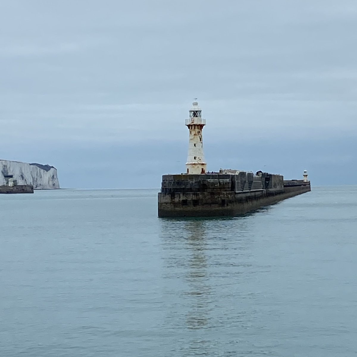 charlesjholland's tweet photo. From today’s #studiom1 site visit to Dover’s Western Docks. Details and facade of the former Marine Station, Prince of Wales Pier and Southern Breakwater. Cc @knight_david https://t.co/gW5Hl9mX7N