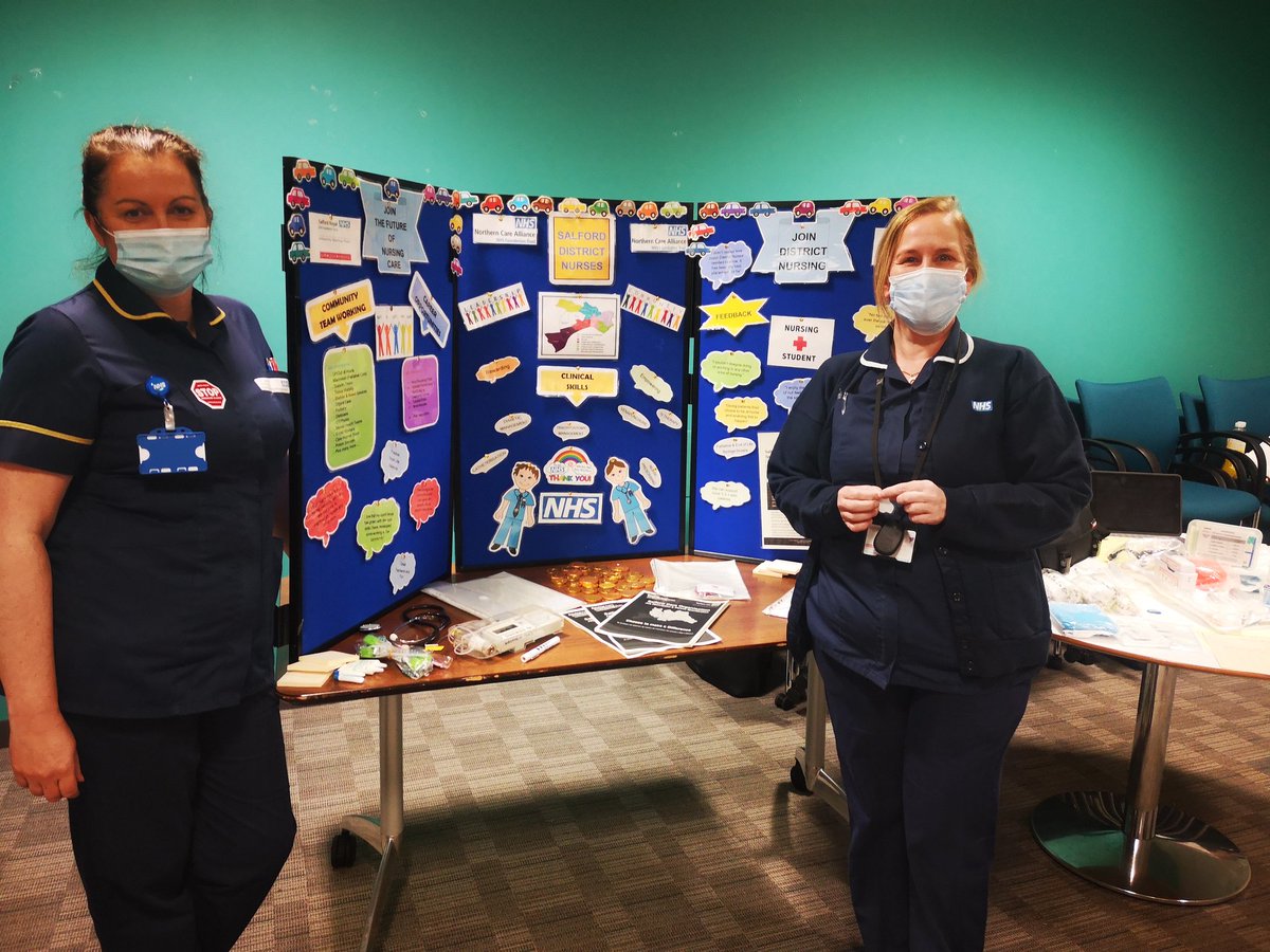 LeeRasal's tweet photo. @NCAlliance_Jobs @salford come and join our District Nursing teams in Salford. Recruitment event and interviews this evening. Still time to come down and meet us. Nice to see so many people already @gwen_nash @Louisederham15 #districtnursing #recruitment @NHSSarah https://t.co/vJV9WWHXos