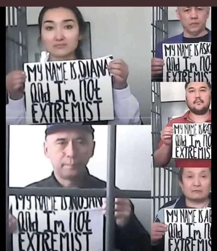 article14hrm's tweet photo. 2/11
The list of activists includes:
Ninagul #DZHUMANIYAZOVA, Dametkan #ASPANDIYAROVA, Gulzipa #DZHAUKEROVA, Diana #BAIMAGAMBETOVA, as well as political prisoners Kairat #KLYSHEV, Askhat #ZHEKSEBAYEV, Abay #BEGIMBETOV, Noyan #RAKHIMZHANOV.
#ActivistsNotExtremists
@EamonGilmore https://t.co/fpvzNt4xYU