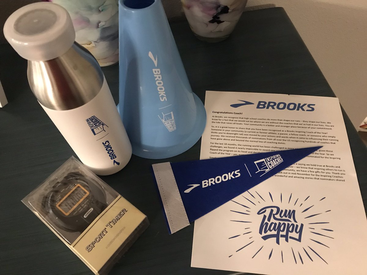 ApushMeOut's tweet image. So honored to be selected as a Brooks Inspiring Coach of the Year. Beyond grateful to the person that took the time to nominate me.