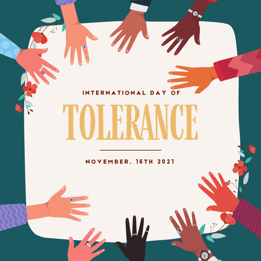 Today is #ToleranceDay! ☮️

Religions for Peace is committed to embracing #diversity, #inclusion, and #peace not just today, but everyday!🕊️