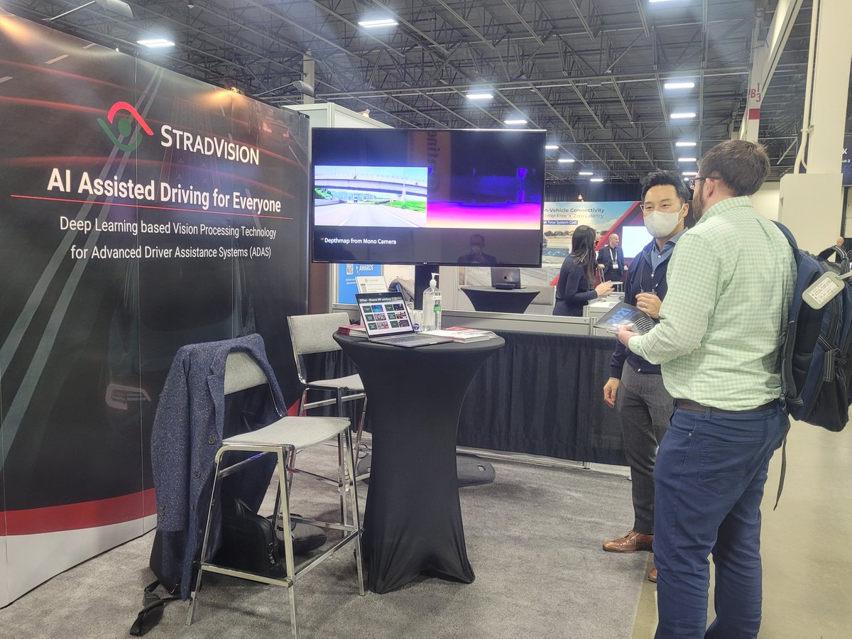 MattMyftiu's tweet image. @stradvision displays its vision processing technology for Autonomous Vehicles and ADAS at #automotivetechweek in Novi, which runs through Wednesday. #autonomous #ADAS #StradVision
