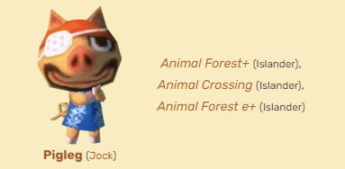 StephuAC's tweet image. ok so why did nobody tell me there used to be a PIRATE PIG in Animal Crossing called PIG LEG??

BRING HIM BACK!!1
Gullivarrr needs this pig in his life ok