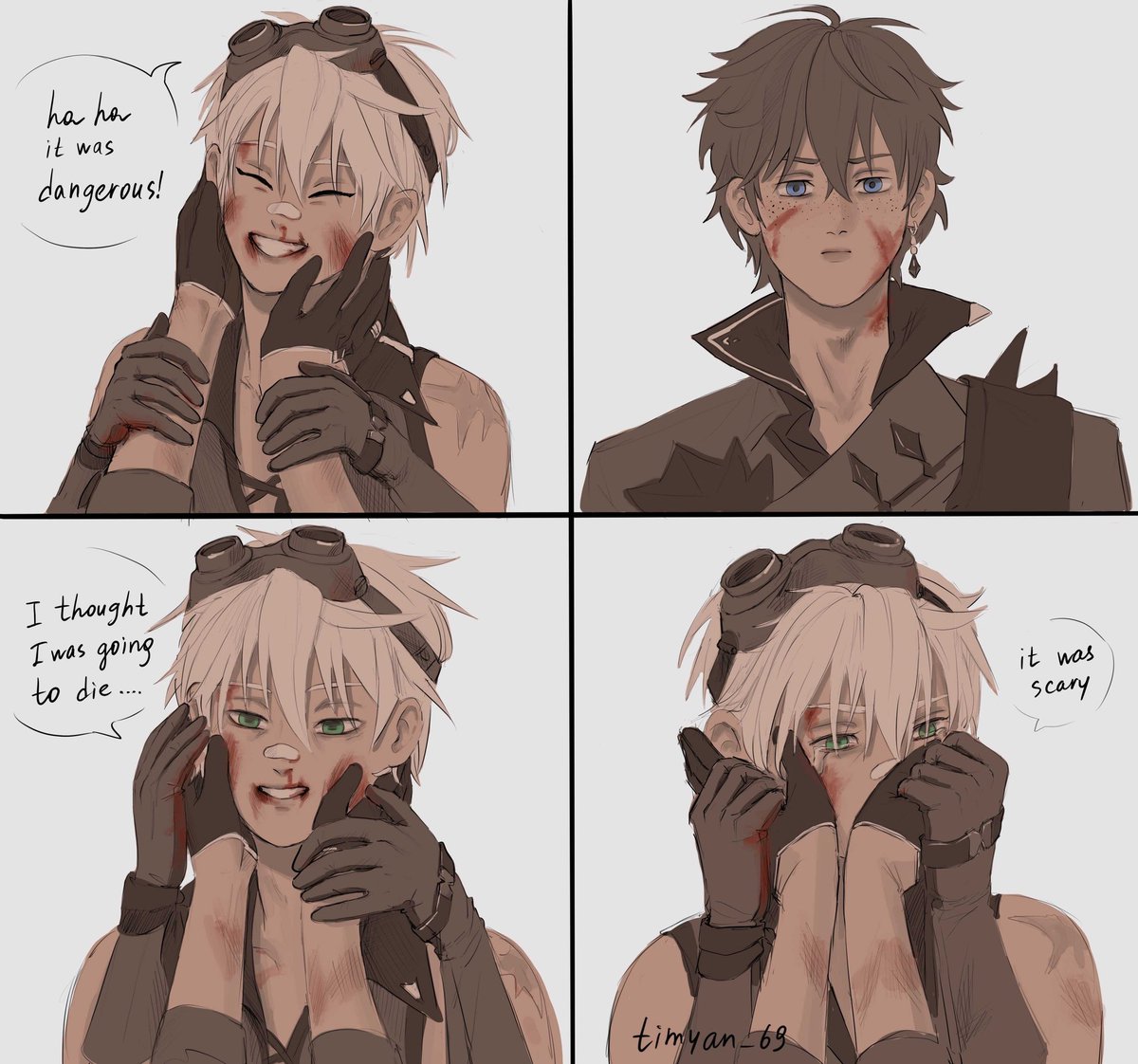 timyan_69's tweet photo. after the battle
#GenshinImpact #genshinimpactfanart #bennett #tartaglia  #chennett https://t.co/vibQ4SKnWE