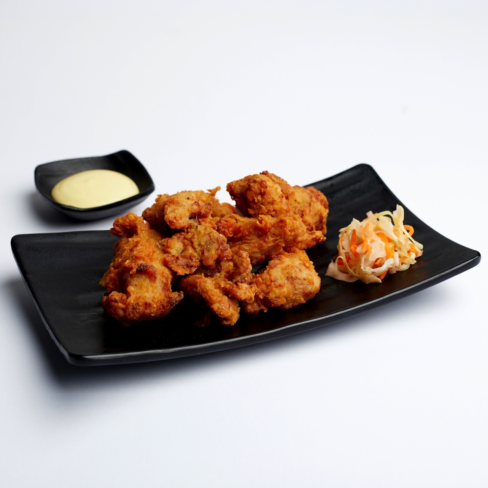 New Free Range Chicken Kara-age at Yuma Sushi, Chiswick. Crispy on the outside, succulent inside <a href="/CP_EW/">Enjoy-Work</a> #chiswick W4