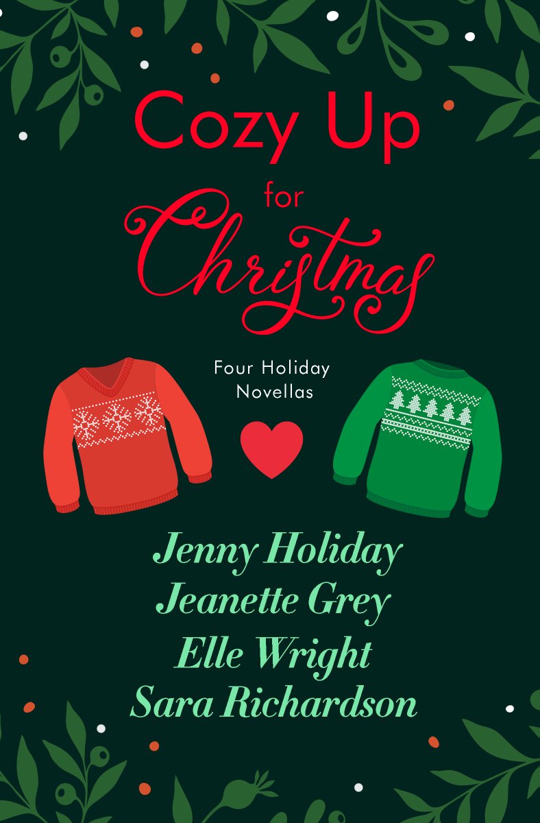 🎄 COZY UP FOR CHRISTMAS: a  rom-com holiday anthology is out today! 🎄

Merrily Ever After by <a href="/jennyholi/">Jenny Holiday</a> 

Let It Snow by <a href="/jeanettelgrey/">Jeanette Grey</a> 

All He Wants for Christmas by @LWrightAuthor 

Rocky Mountain Cowboy Christmas by @SaraR_Books 

One-click it now: read-forever.com/titles/jenny-h…