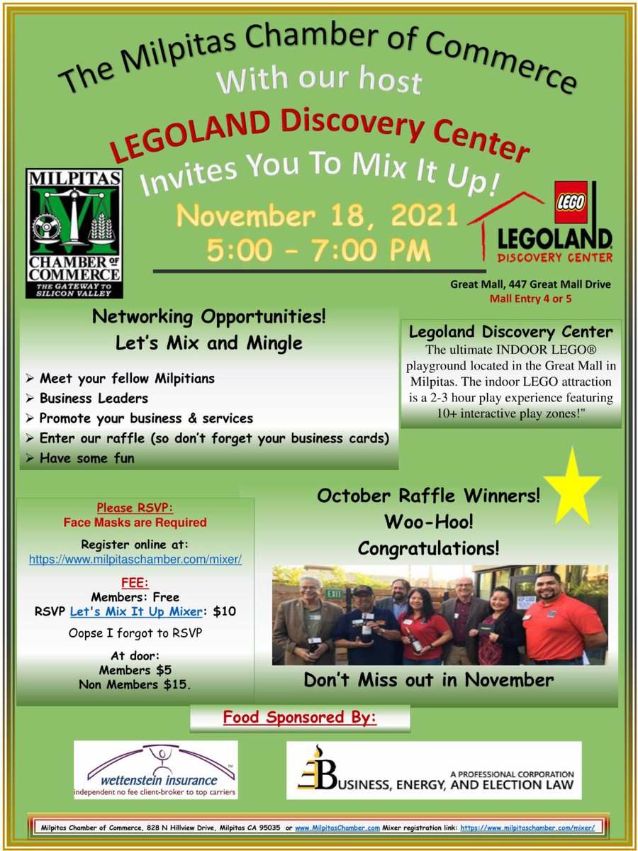conta.cc/3kL7MxV
Register Here: milpitaschamber.com/mixer/