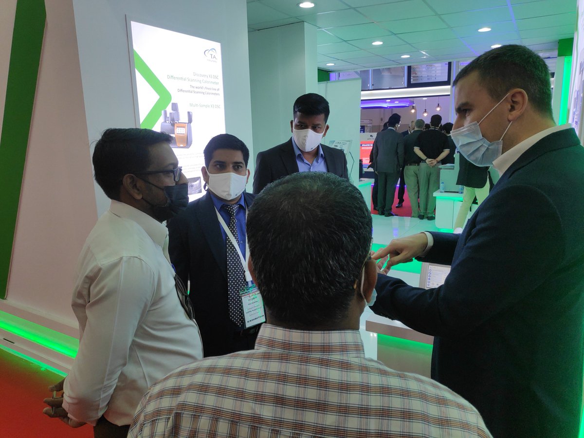 Gulfbiogroup's tweet photo. We had a fantastic second day at the @ArabLab 2021. You can find us at Stand 225 - Hall 3 for a day more. #arablab2021 #agilent #metrohm #bruker #ta #markes #milestone #suez #gba https://t.co/QvQklwkPv9