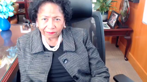 chronicle's tweet photo. Selectivity, research, infrastructure, class size: Rankings ratify privileged institutions’ wealth while #HBCUs “are left outside of that paradigm altogether,” Ruth Simmons of @PVAMU tells @erichoov. #ChronFest https://t.co/nlLrzb4hJE