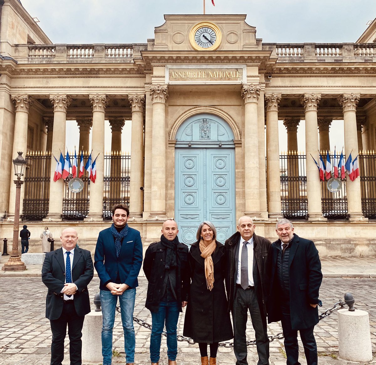 udspvar's tweet photo. Accueil par le député @famatras à @AssembleeNat de la délégation @udspvar 
#pplmatras 
#parcequelevar 
#parcequelunion https://t.co/vJyonBJiKS
