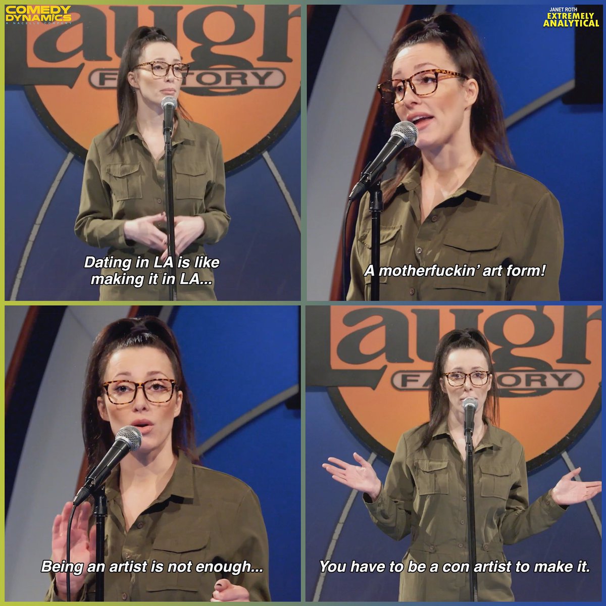 JanetRoth's tweet photo. next Tue on @amazon @AppleTV #extremelyanalytical #comedyspecial https://t.co/xPo0sA9JVh