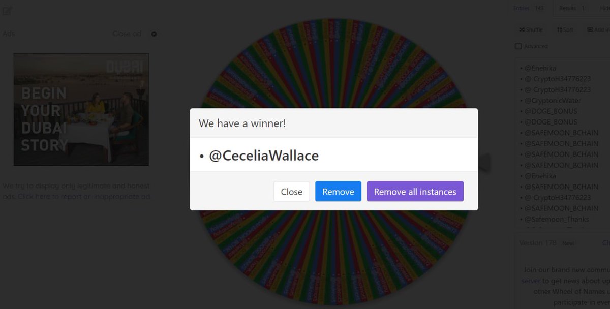 Congrats <a href="/CeceliaWallace/">Tucson</a>