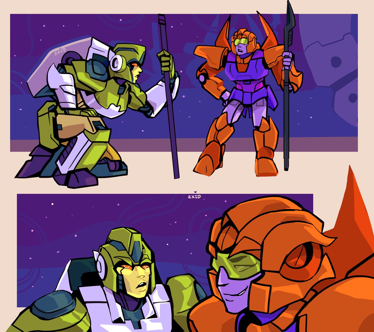 panel redraw of Greenlight and Lancer

#Maccadam #TransformersFanart #Transformers 