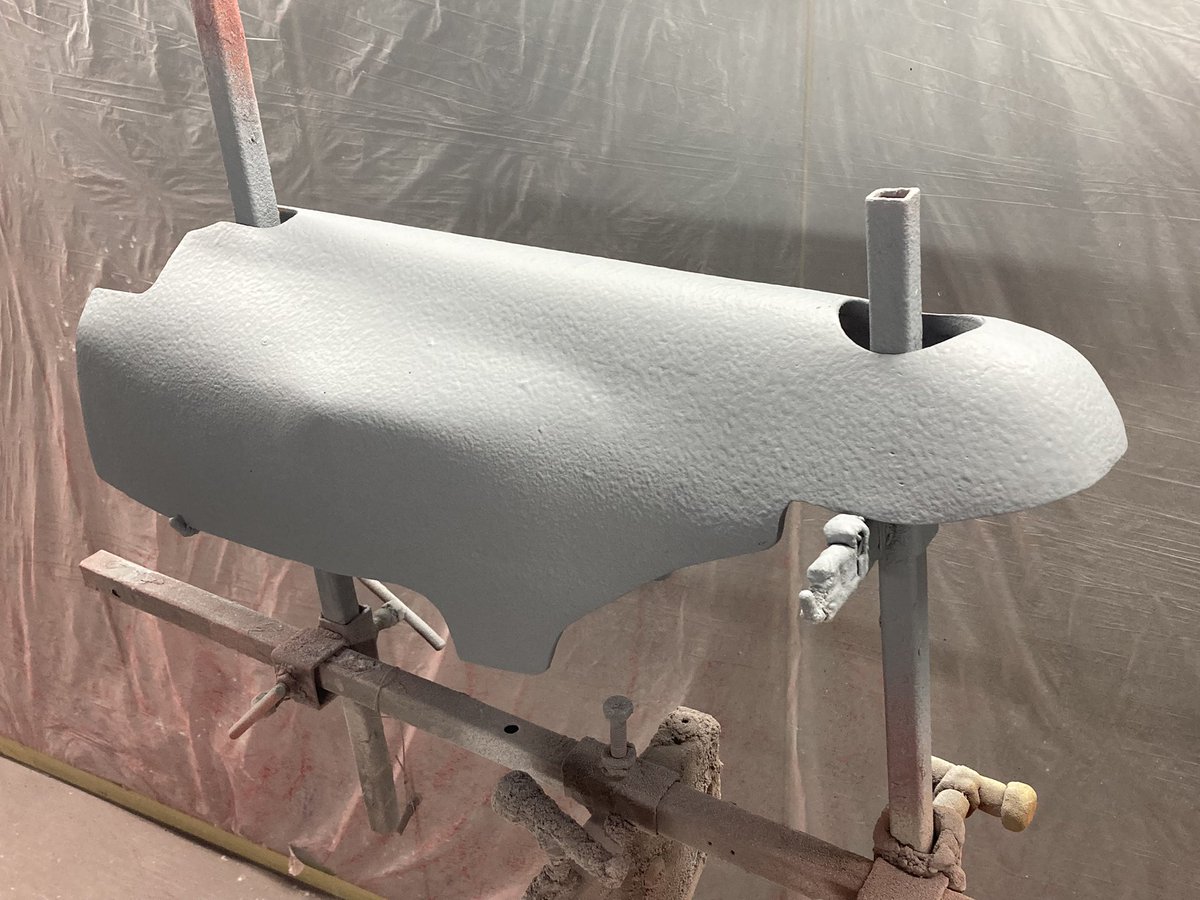 classiccarguru1's tweet photo. Today @DowsettsCars I have mostly finishing off making an #imagineered temporary gearbox cover that drops in the #Tipo184 to smooth over the casting to meet the IVA test requirements but be easily removable if you don’t fancy it afterwards 😎 https://t.co/F3NAMxFyXU
