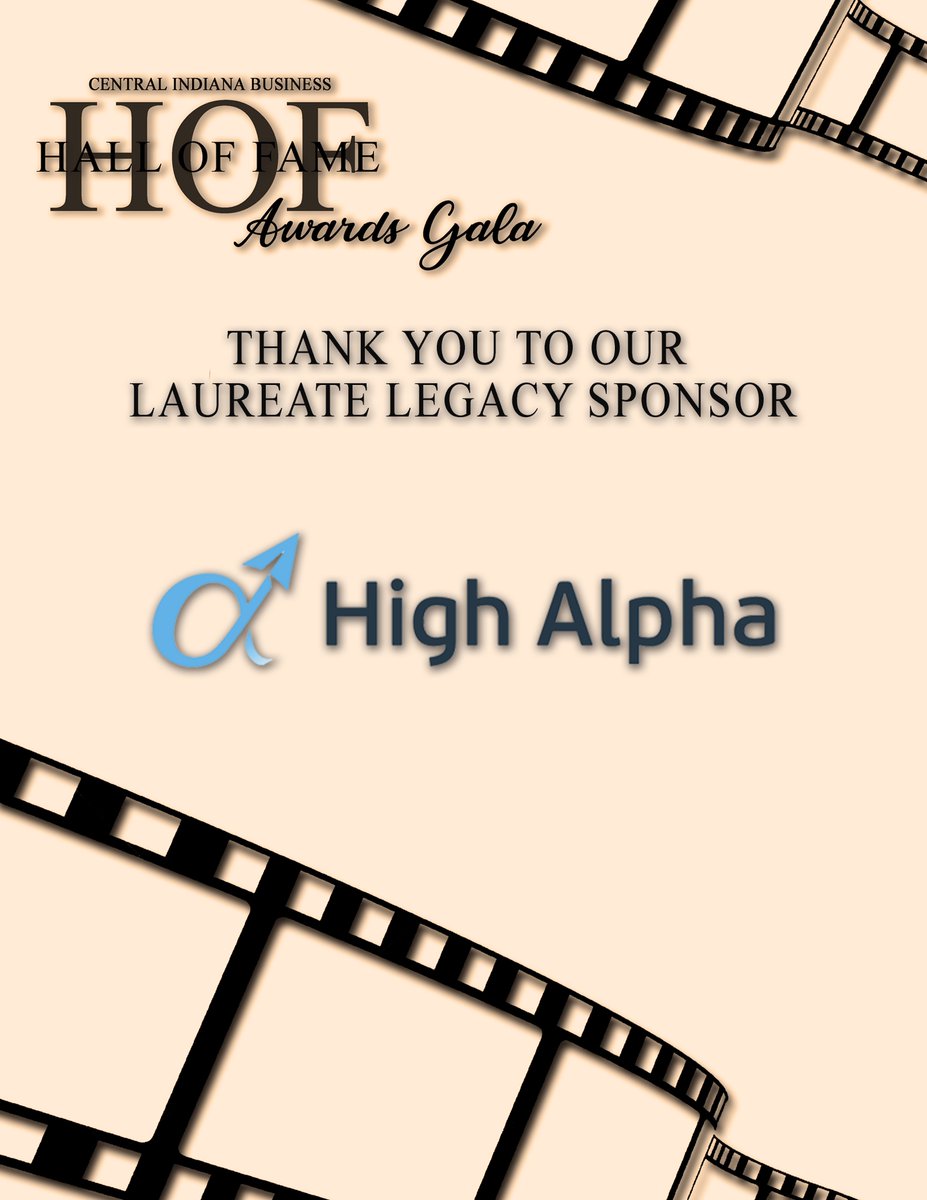 JACentralInd's tweet image. Thank you to our Laureate Legacy Sponsor!  We appreciate your support and look forward to seeing everyone at the 2021 Central Indiana Business Hall of Fame Gala on December 3rd.  For more information visit jahalloffame.org #highalpha