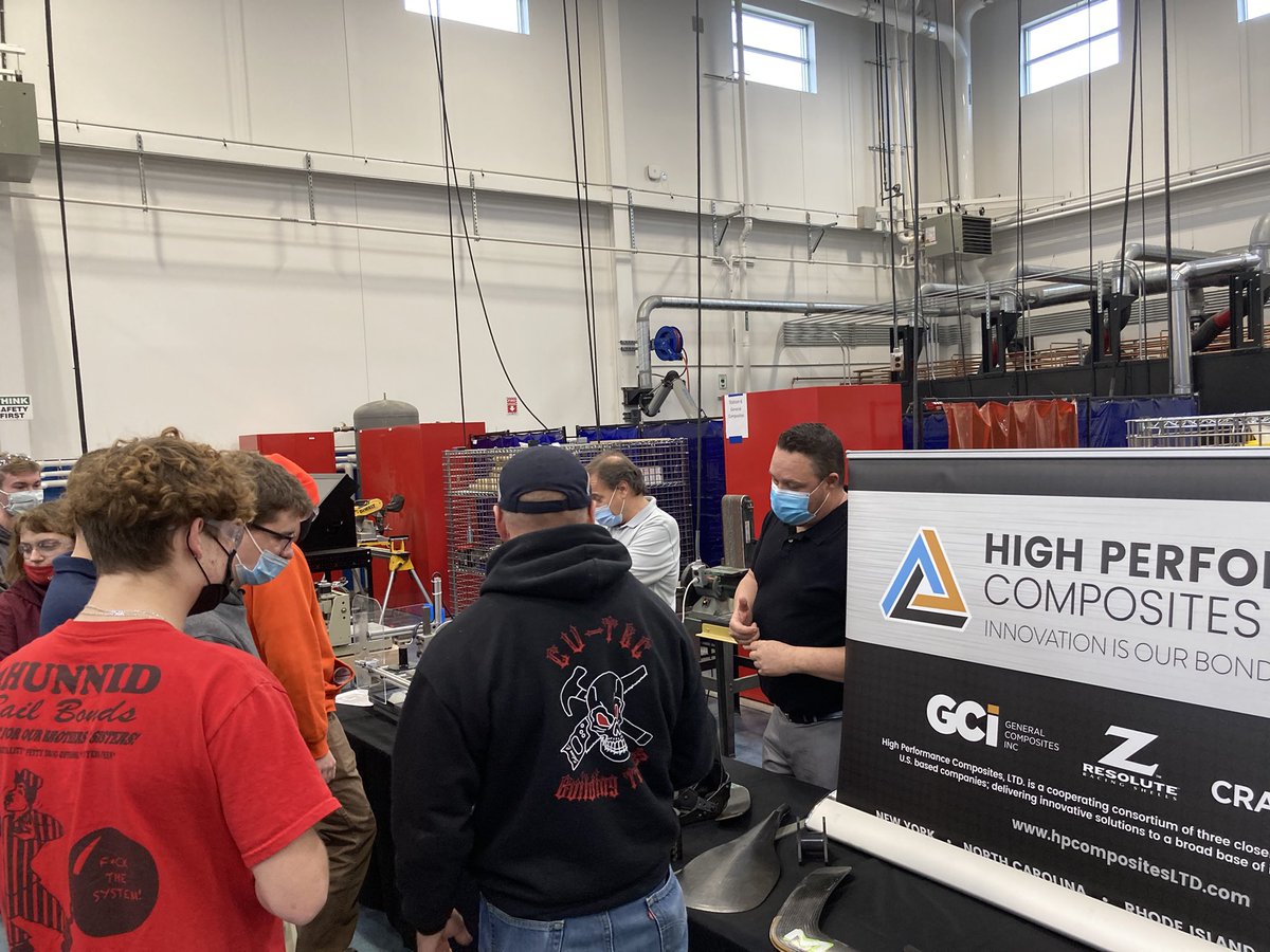 jonesnyassembly's tweet photo. Over 250 students from Clinton &amp; Essex Counties &amp; representatives from 13 companies visited IAM at @clintonsuny today to learn about jobs in #manufacturing as part of #NorthCountry Manufacturing Day and I want to thank NAmTrans, @etsjobs, &amp; @cvesboces for organizing this event https://t.co/o2ueBGfFbj