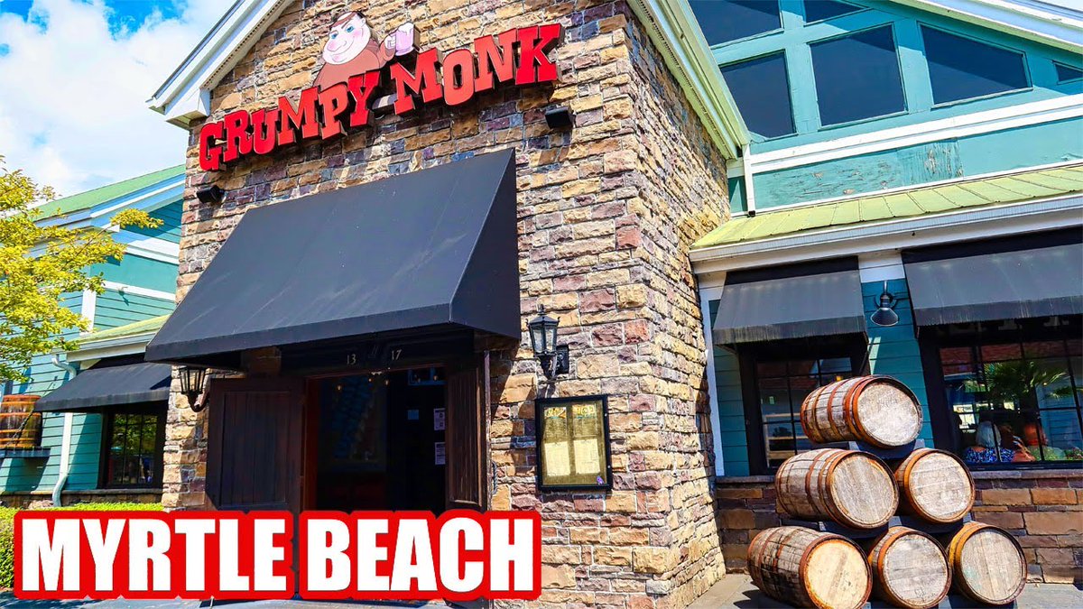 CarmenandBrian's tweet photo. New Video! Restaurant review of the Grumpy Monk bar and restaurant specializing in craft beer at Broadway at the Beach in Myrtle Beach, SC! 🍺🍽️
https://t.co/y22InpyKSK
#MyrtleBeach #BroadwayattheBeach #GrumpyMonk https://t.co/K8G4gMrA7n