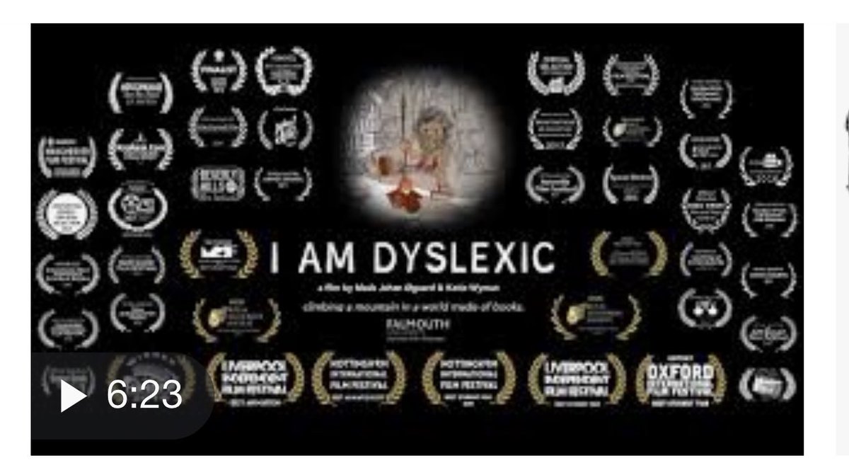 Har hatt forelesning for lærerstudenter i dag. En god anledning til å vise kortfilmen til <a href="/MadsJohanOgaard/">Mads Johan Øgaard</a> En fin måte å formidle opplevelser hos elever med læringsforskjeller. <a href="/IAMDYSLEXICfilm/">I AM DYSLEXIC</a> #inkludering #logopedliv