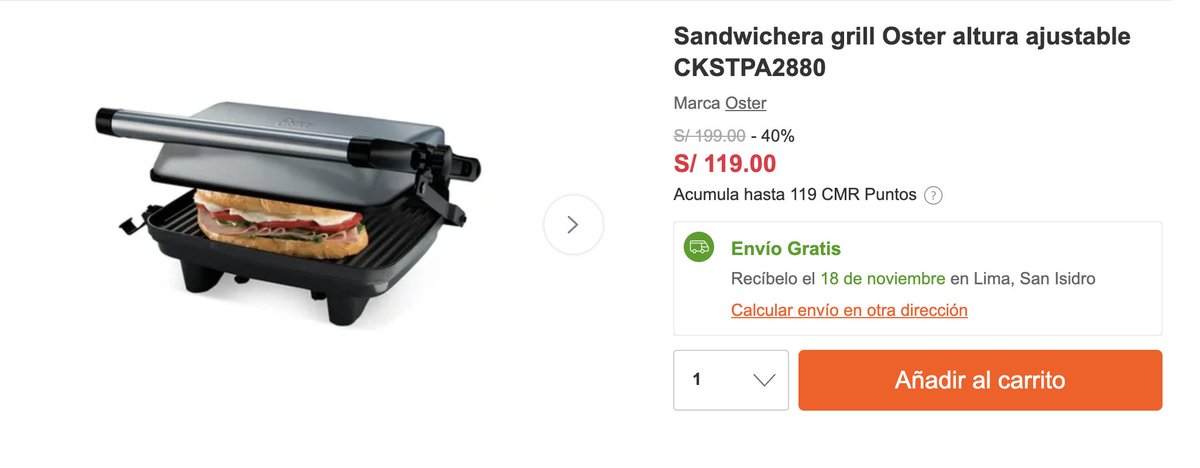 KnastaPeru's tweet photo. Sandwichera Grill Oster S/ 119.00
https://t.co/itiHBctNrW
*
*
#KnastaOfertas #CyberDays #CyberDaysPe #CyberDaysPeru https://t.co/dpI0iqiupb