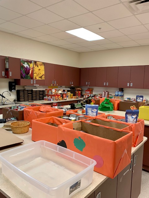 PGMS_Media's tweet photo. Things will begin moving quickly now that we will enter the holiday season. Our food drive is in full swing - thanks Mrs. Cabana and our leadership class. We try to help our own at PGMS. https://t.co/zkCd03CGzk