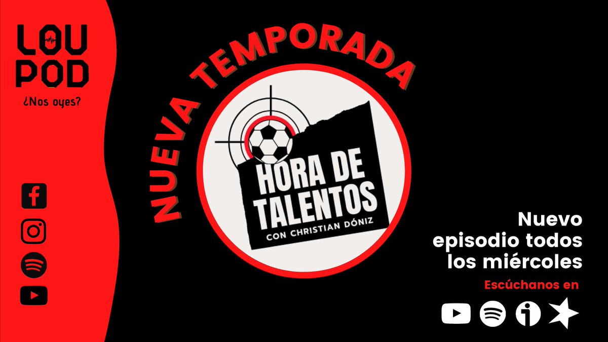 LoupodFM's tweet photo. 🚨 Vuelve los miércoles uno de nuestros formatos originales...
¡¡HORA DE TALENTOS!!

⚽ En esta ocasión para la 3ª Temporada dirige @christian_doniz de El Gabinete (@ElGabinete0)

🎙️ ¡Apostamos por las mejores producciones sonoras!
👇🏻

#HoraDeTalentos #Podcast #Loupod https://t.co/82DxotLqkW