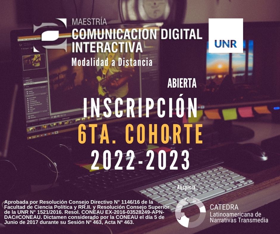 cdiunr's tweet photo. ¡Abierta la inscripción! 👉 https://t.co/EcihsEjavl
👩💻🧑💻 Maestría en Comunicación Digital Interactiva | Modalidad Virtual | @fcpolitunr @unroficial
Cohorte 2022 / 2023
#MCDIvirtual https://t.co/0RSU0D6qPH