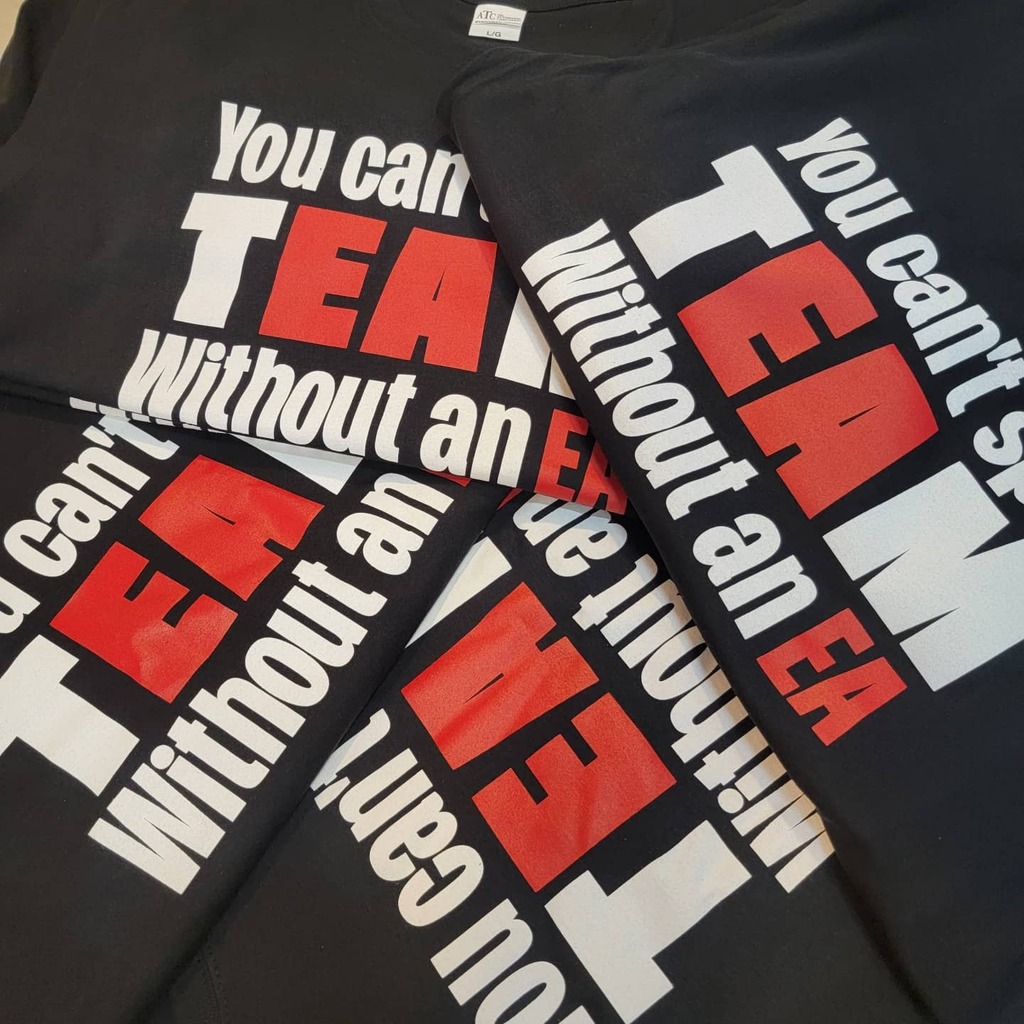 ink_monkeys's tweet image. You can't spell #TEAM without an #EA 
Fresh #screenprinted #tshirts hot off the press today.
#supportlocalbusiness #supportfredlocal #screenprint #fredericton #freddybeach #newbrunswick instagr.am/p/CWWUlPPPpfu/