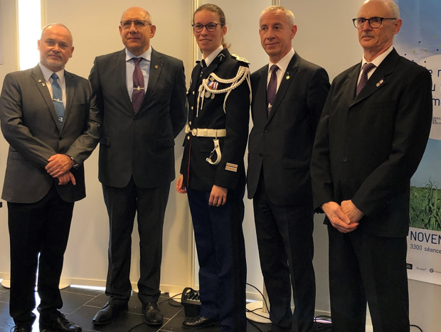 JeanCOL13736291's tweet photo. MAINE-ET-LOIRE - Prise de commandement à la compagnie d’ANGERS, les amis de la gendarmerie étaient présents pour affirmer leur soutien à la gendarmerie https://t.co/JVdlfg3poz