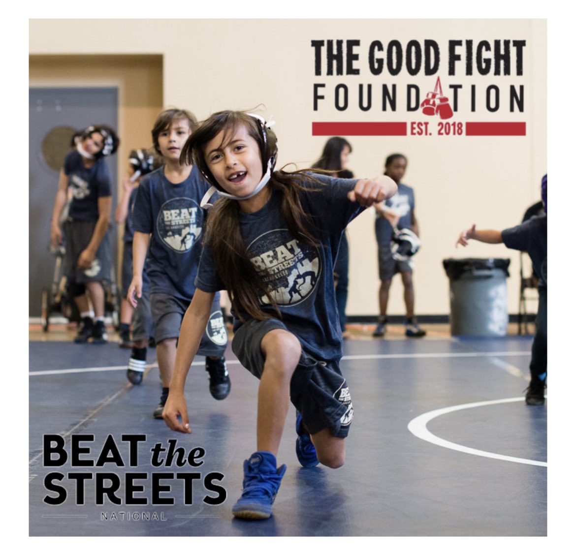 TheGoodFightFDN's tweet photo. We have recently teamed up with @_BTSNational on their GearUpcampaign which will provide gear to 3,000 youth wrestlers in underprivileged communities across the country. Let’s help these young wrestlers get the gear they need to compete &amp; stay involved! https://t.co/V66jLI86iG