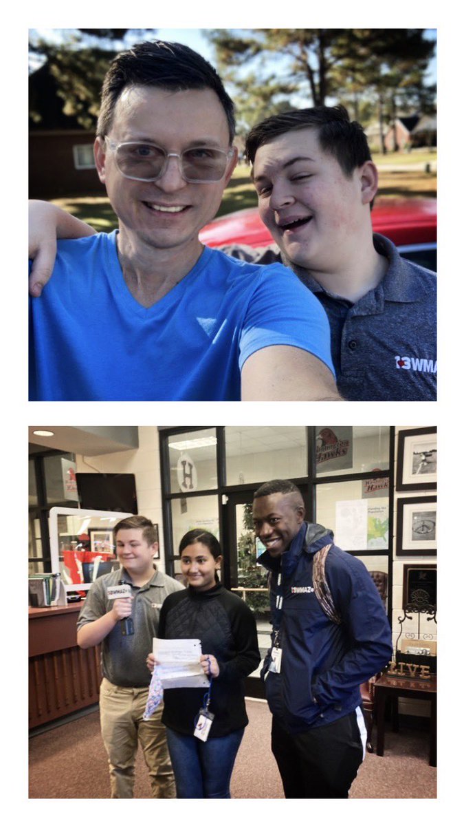 Thanks Erica, Raynard, &amp; the entire 13WMAZ team, for giving Jackson another opportunity to be one of your Junior Journalists.
<a href="/13WMAZ/">13wmaz</a> #JuniorJournalist