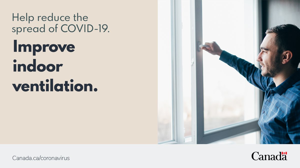 Opening windows and doors or using an HVAC system can help reduce the spread of #COVID19 and improve the overall air quality inside your space. To learn more, visit: ow.ly/lO0c50Gncxt