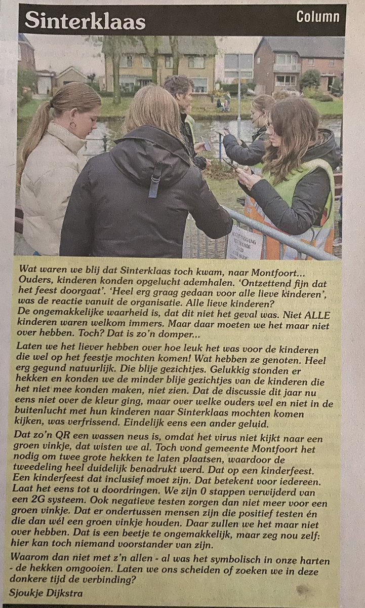s_dijkstra1980's tweet photo. Column 👇 #ijsselbode #coronadebat

Benieuwd of ik nu nog wat in mn schoen krijg van Sinterklaas… 😇

Een ongemakkelijke waarheid, blijft ongemakkelijk. Ook al kijken de meesten (met QR) die weg. #QRterreur #qrankzinnig #QRcode #QRWeigeraar #Sinterklaas https://t.co/hIs0ZS5ipz