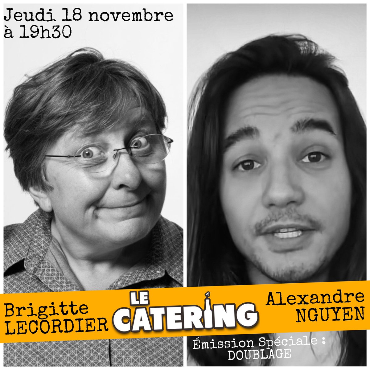 🎙Deux invités, 1001 voix🎙

Impossible de lister tous les personnages que vous aller retrouver dans l’émission de jeudi soir. Mais on va essayer !

Nous recevons tout d’abord <a href="/LecordierB/">Brigitte Lecordier</a> ! (Son Goku, Oui-Oui, Peepoodoo, Nicolas dans Bonne nuit les petits, etc.)