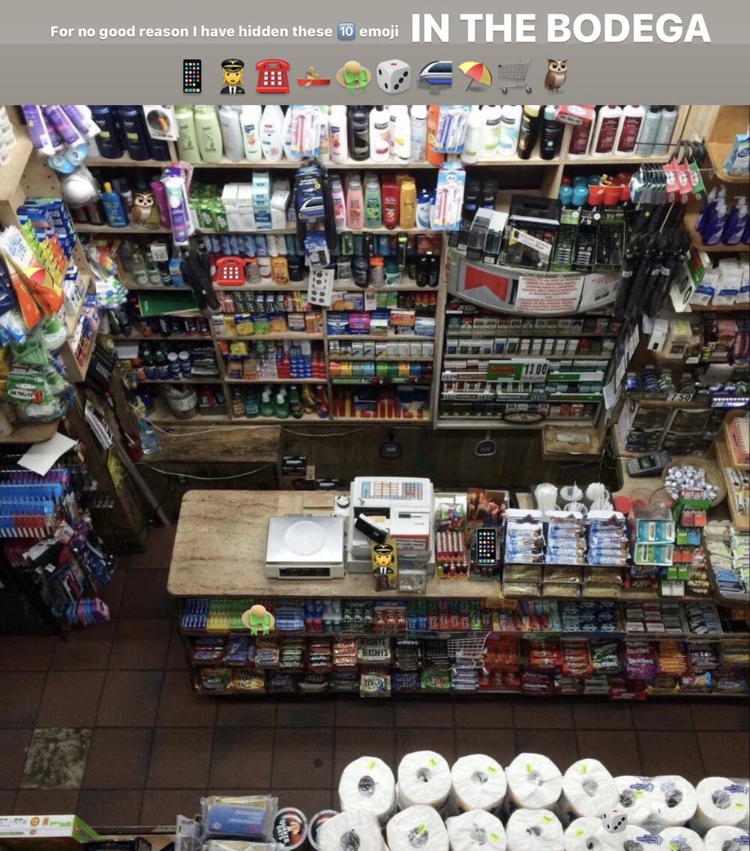 nathanwpyle's tweet photo. for no good reason 
I have hidden emoji
in the bodega https://t.co/N0jew1G8f4