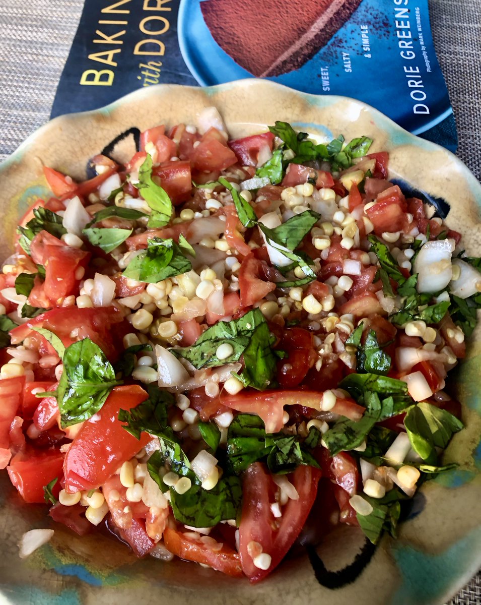 bookclubcookboo's tweet photo. Double-Corn Tomato Crisp (after and before) from @doriegreenspan’s #BakingwithDorie: Sweet, Salty &amp; Simple. A summer recipe, but perfect for Thanksgiving! https://t.co/oLan1ArGEn @marinerbooks #BakingwithDorie giveaway, note, recipe: https://t.co/GN4DkfofDW Event: 11/18 @rjjulia https://t.co/fVefKiTUW9