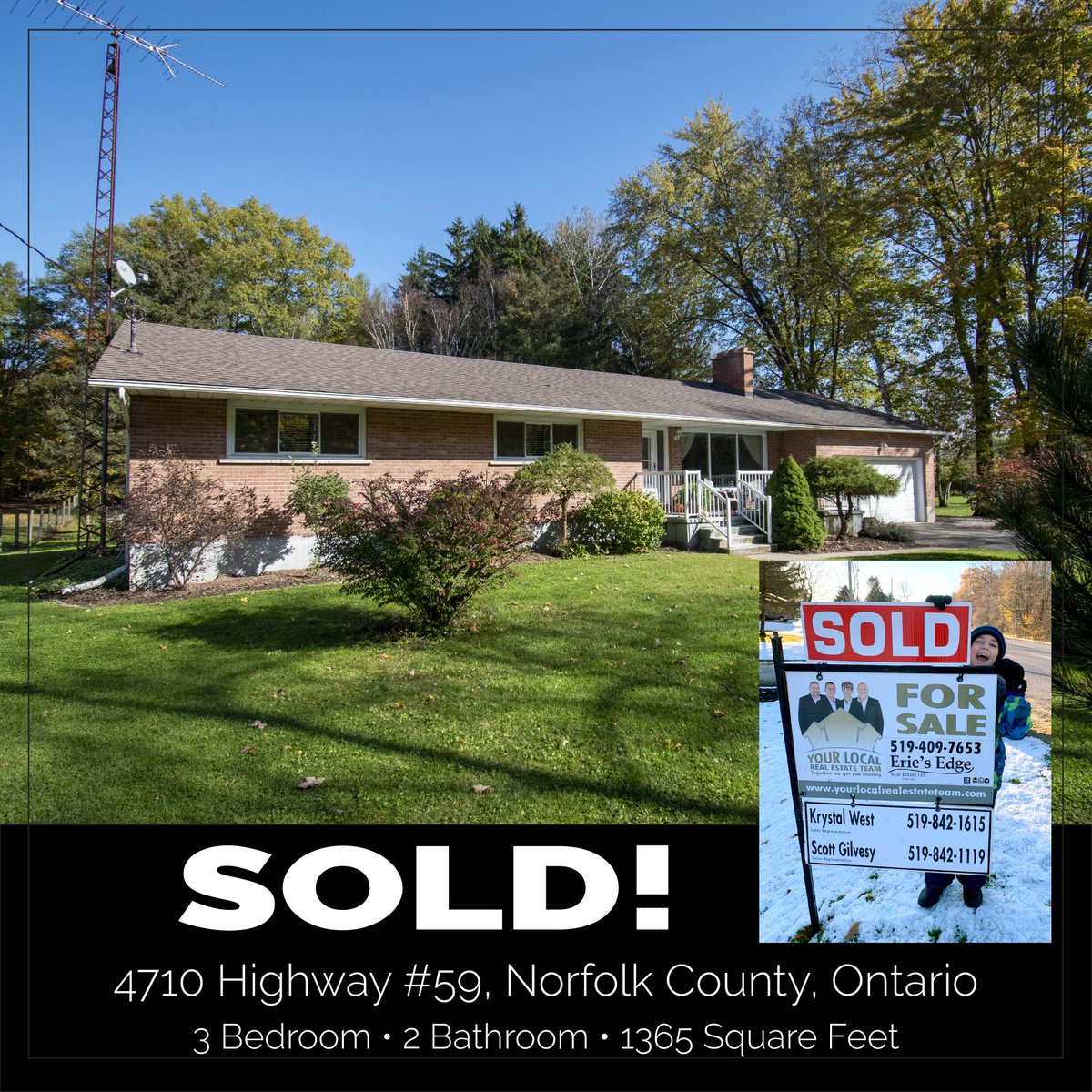YLRETeam's tweet photo. 4710 Highway #59, Norfolk County has SOLD! Congratulations to the buyers and sellers of this great country home! #yourlocalrealestateteam #eriesedge #eriesedgerealestate https://t.co/XTE1Df95cV