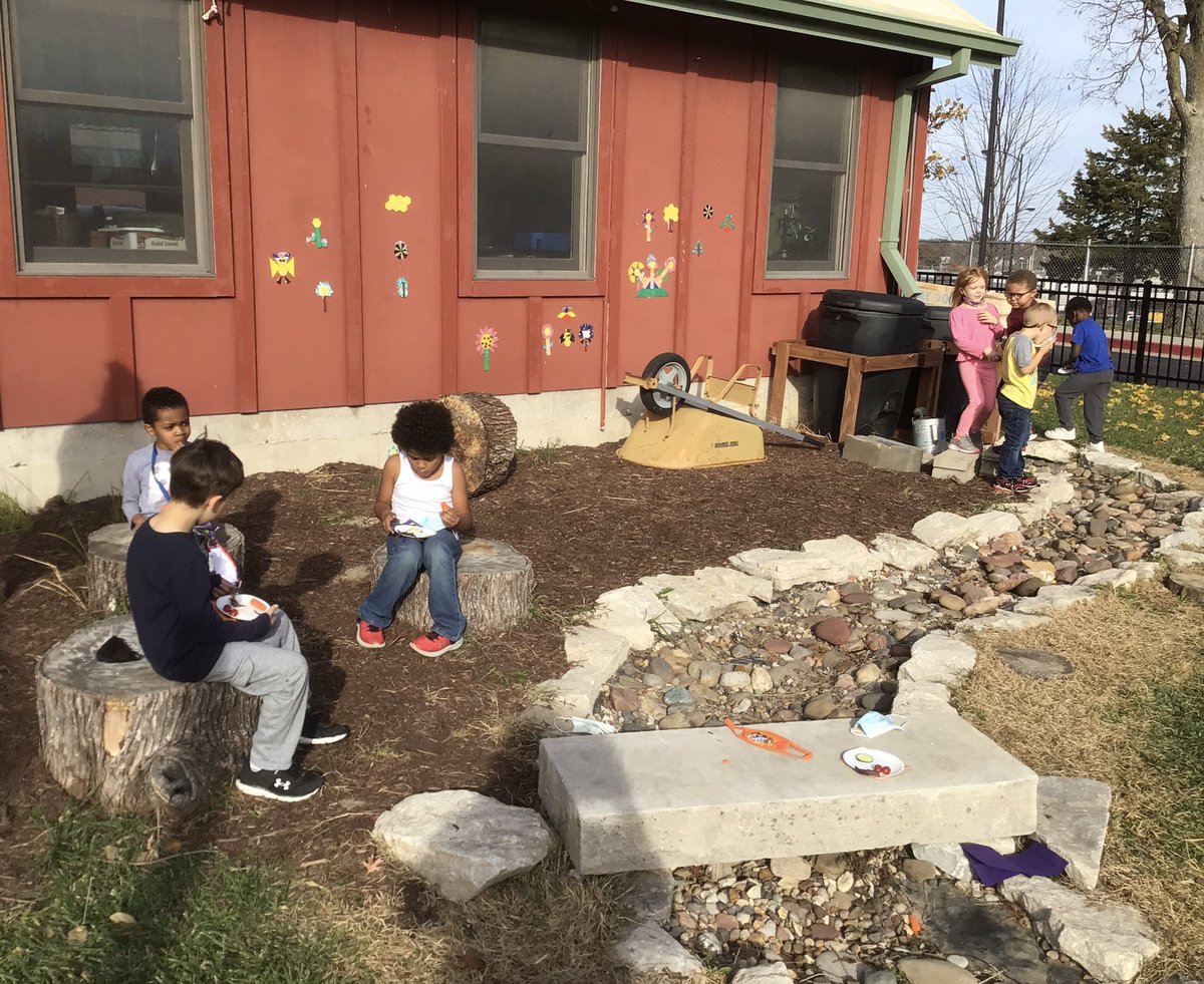 Kinder Garden Party. All Stars enjoyed our story walk of Actual Size by Steve Jenkins. Kindergarten planted and cared for red lettuce and we celebrated today with our harvest. The actual size of our red lettuce was up to 6 unifix cubes!
