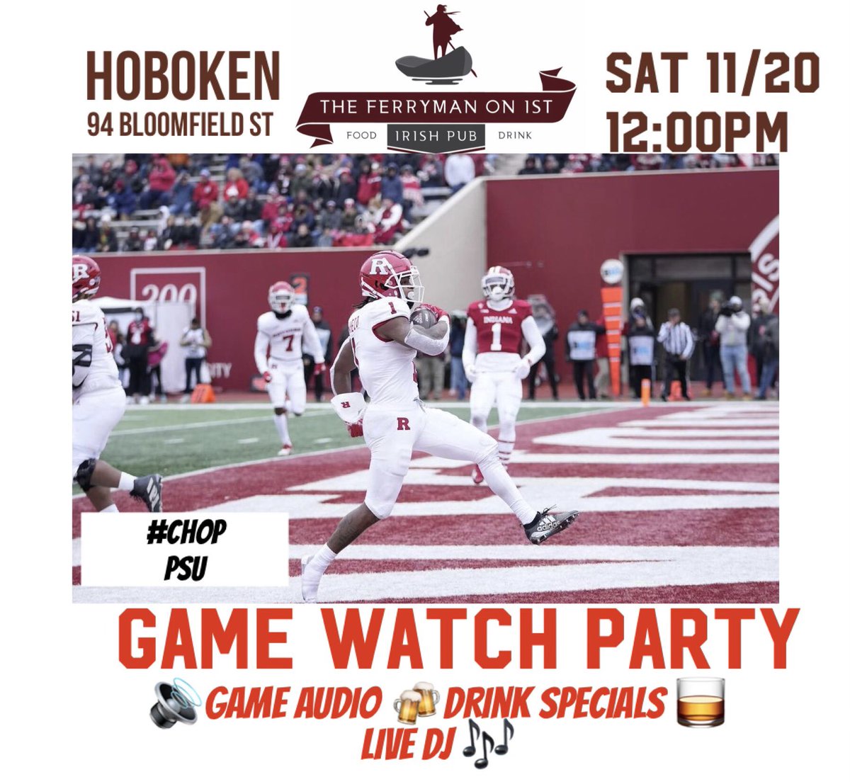 RUPartyGuy's tweet photo. One more “W” my friends! See you ALL on Saturday! @COLLINSMANNY @RUAthletics @RAANewBrunswick @rutgersalumni @RutgersU @RUscarletnation @RutgersRivals @Rutgers247 https://t.co/OK7NQHcgfn