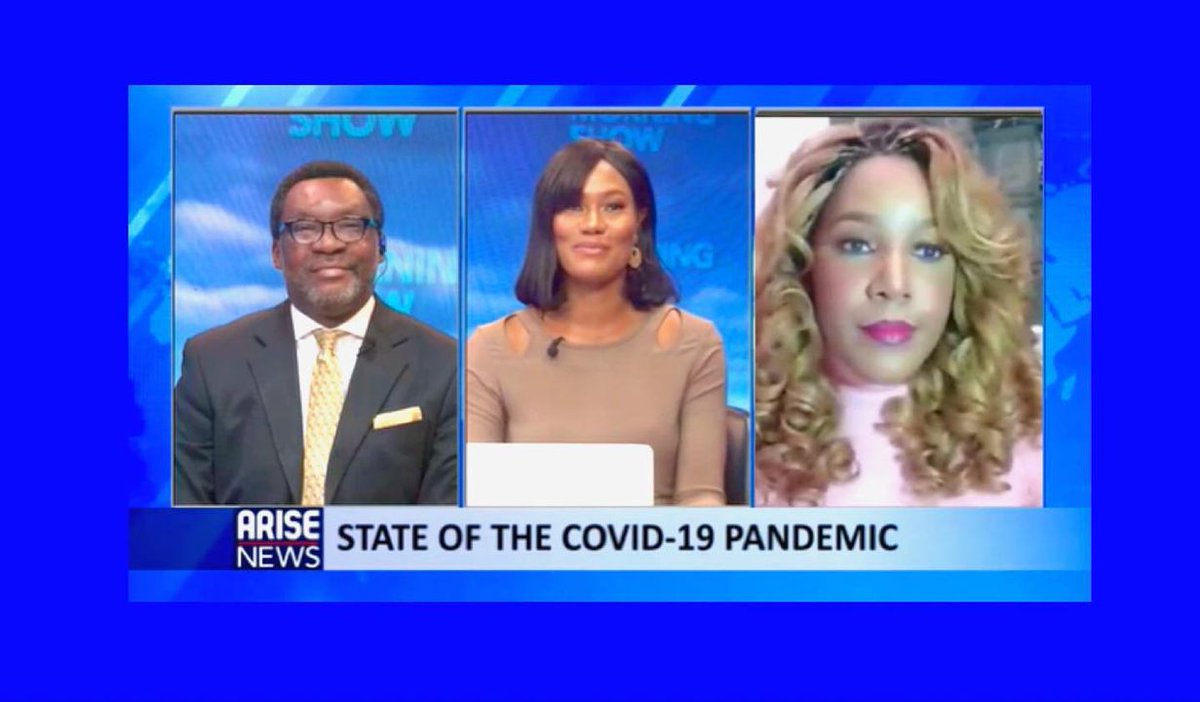 DrNesochi's tweet photo. ✨Weekend #interview on @ARISEtv #TheMorningShow discussing #COVID19 pandemic updates in Nigeria 🇳🇬 w/ hosts @OjyOkpe @stevoree …
__
#DrNesochi #SuperModelMD® #HealthChat #Covid19 #GlobalHealth #Pandemic #Nigeria #LowVaccinationRates #VaccineMandatesForthcoming #AriseNews https://t.co/9vbAv6uv7f