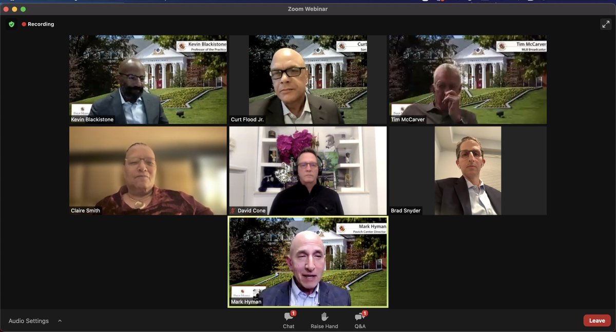 _JWLittle's tweet photo. Awed to be a part of the @PovichCenter symposium. @ProfBlackistone @UMDsportsprof 
The topic: the Curt Flood Act. Baseball names such as @dcone36, Tim McCarver are present as well as Curt Flood Jr, Claire Smith, and Brad Snyder as they share their knowledge @BethanysStories #J262 https://t.co/xXDafvN2bX
