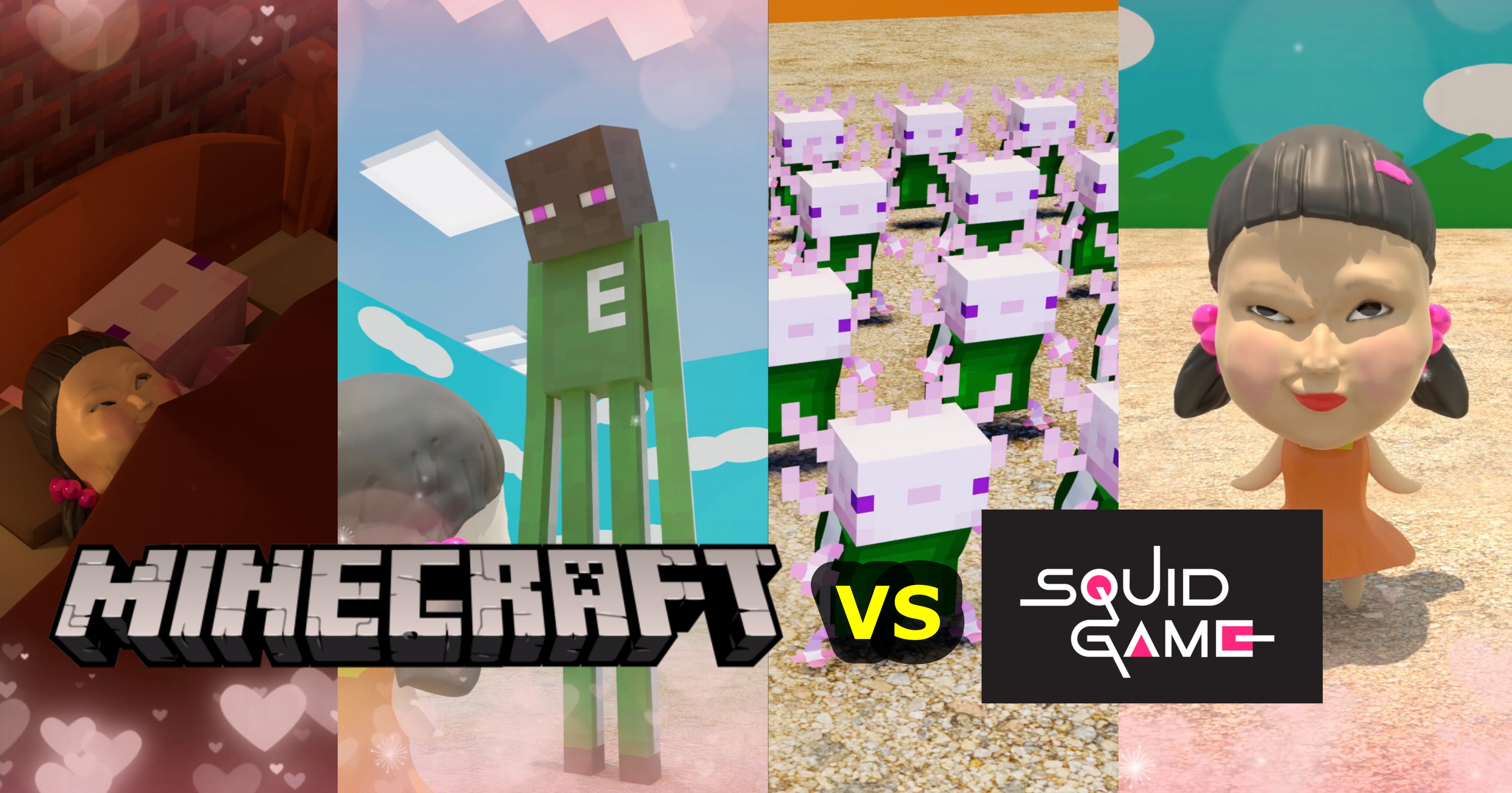 ぱぱす Rt Hukumizon マインクラフト Vs イカゲーム 4k 自作したショートアニメをまとめました よかったら見にきてね チャンネル登録まだの方 ぜひよろしくっす マインクラフト Minecraft Squidgamefanart S Twitter