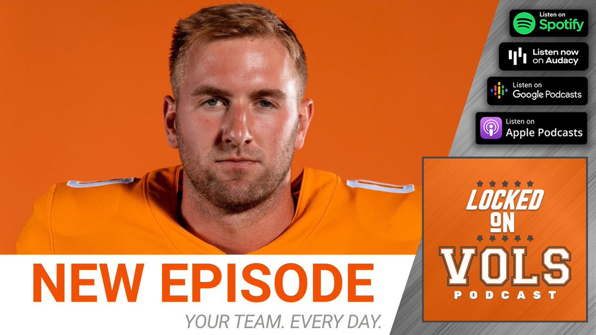 LockedOnVols's tweet photo. Tennessee wide receiver and #NIL captain @GrantFrerking is our guest on today's show. 

- details tonight's Walk-On event
- the life of a walk-on
- juggling a crazy lifestyle
- the 2021 #Vols season 

✅ Follow, Rate, Review ✅
https://t.co/PHIGOYZW6Y https://t.co/0pQEuTQ2hF