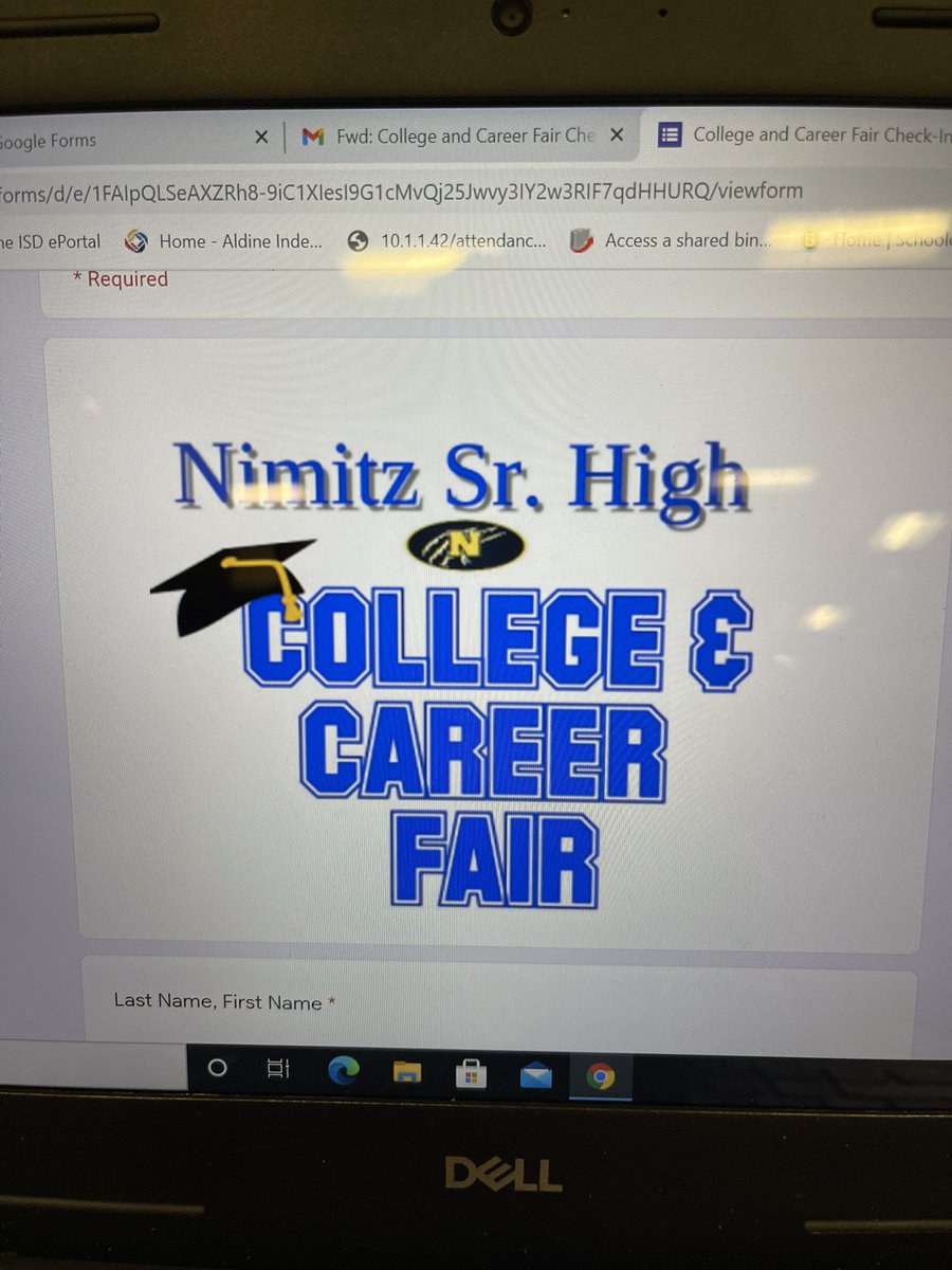 Nimitz College and Career Fair! #BeIntentional #All_In @AdamsAisley @NimitzHS_AISD @Nimitz9_AISD @mrclandjr @Counseling_AISD #CounselingMatters @AldineISD